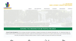 Desktop Screenshot of crescentpropertymanagement.com